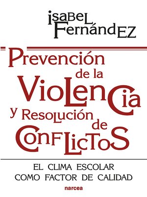 cover image of Prevención de la violencia y resolución de conflictos